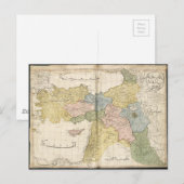 Postale Carte du Moyen-Orient de Cedid Atlas (1803) (Devant / Derrière)