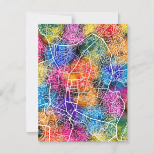 Postale Carte du Népal de Katmandou