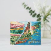 Postale Carte du New Hampshire (Debout devant)