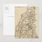 Postale Carte du New Hampshire par Arrowsmith (Devant / Derrière)