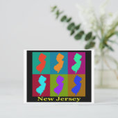 Postale Carte du New Jersey (Debout devant)