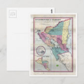 Postale Carte du Nicaragua (1856) (Devant / Derrière)