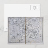 Postale Carte du nord-est du Brésil (Devant / Derrière)