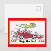 Postale Carte du Nouvel An chinois - Année du Tigre (Devant / Derrière)