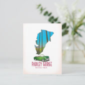 Postale Carte du Padley Gorge peak district Angleterre (Debout devant)