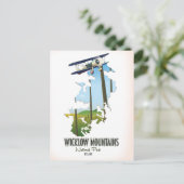 Postale carte du parc national de wicklow mountain (Debout devant)