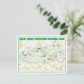 Postale Carte du parc national des Great Smoky Mountains (Debout devant)
