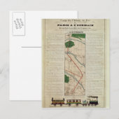 Postale Carte du Paris à la gare St Germain, par (Devant / Derrière)