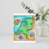 Postale Carte du Pays-Bas (Debout devant)