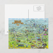 Postale Carte du pays de Texas Hill (Devant / Derrière)