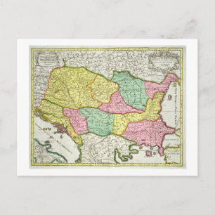 Postale Carte du Royaume de Hongrie et des États qui