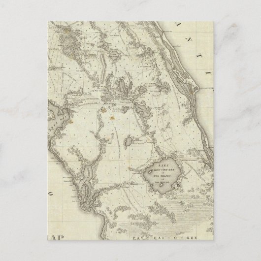 Postale Carte Du Siège De Guerre En Floride (Devant)