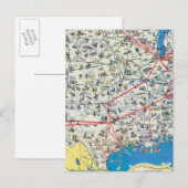 Postale carte du système d'American Airlines (Devant / Derrière)