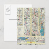 Postale Carte du système Verso American Airlines (Devant / Derrière)