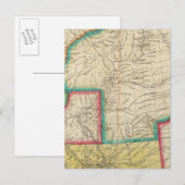 Postale Carte du territoire de l'Arkansas (Devant / Derrière)