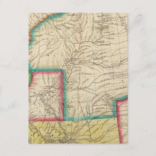 Postale Carte du territoire de l'Arkansas (Devant)