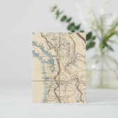 Postale Carte du territoire de l'Oregon 2 (Debout devant)