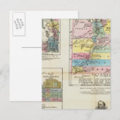 Postale Carte du territoire de l'Utah (Devant / Derrière)