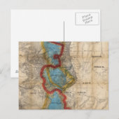 Postale Carte du territoire du Colorado (Devant / Derrière)