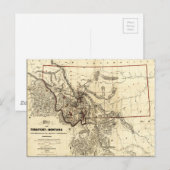 Postale Carte du territoire du Montana (1865) (Devant / Derrière)