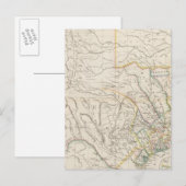 Postale Carte du Texas (Devant / Derrière)