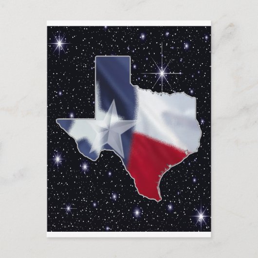 Postale Carte du Texas (Devant)