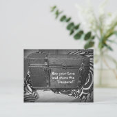 Postale Carte du trésor de l'amour (Debout devant)