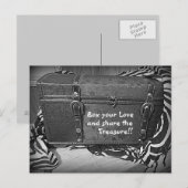 Postale Carte du trésor de l'amour (Devant / Derrière)