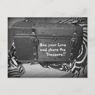 Postale Carte du trésor de l'amour