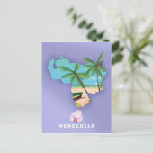 Postale carte du Venezuela (Debout devant)