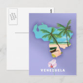 Postale carte du Venezuela (Devant / Derrière)