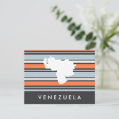 Postale Carte du Venezuela : Les formes modernes (Debout devant)