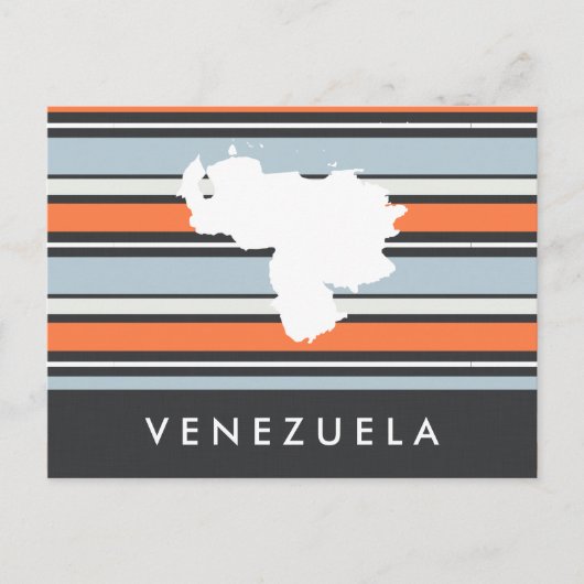 Postale Carte du Venezuela : Les formes modernes (Devant)
