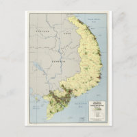 Carte du Vietnam du Sud Septembre 1972