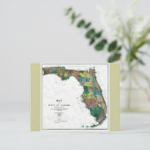 Postale Carte du Vieux 1856 Floride (Debout devant)