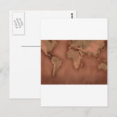 Postale carte du vieux monde (Devant / Derrière)