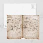 Postale Carte du Vinland (Devant / Derrière)