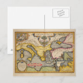 Postale Carte du voyage des Argonautes (Devant / Derrière)