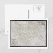 Postale Carte du Yorkshire, gravée par William Web, publie (Devant / Derrière)