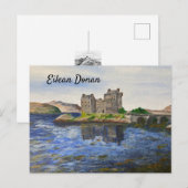 Postale Carte Eilean Donan Castle (Devant / Derrière)