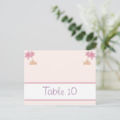 Postale Carte Endroit Écrite Lanterne/Fleurs Rose Violet (Debout devant)
