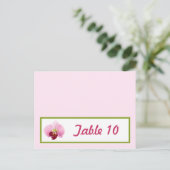 Postale Carte Endroit Écrite Pink Orchid Long Stem Flower (Debout devant)