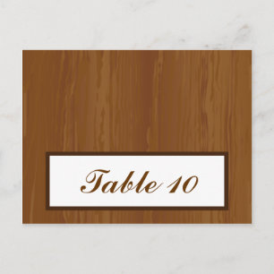 Postale Carte Endroit Écrite Planche En Bois Mariage Flora
