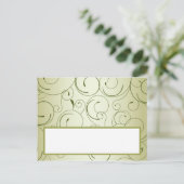 Postale Carte Endroit Écrite Pomme Verte Fruit (Debout devant)
