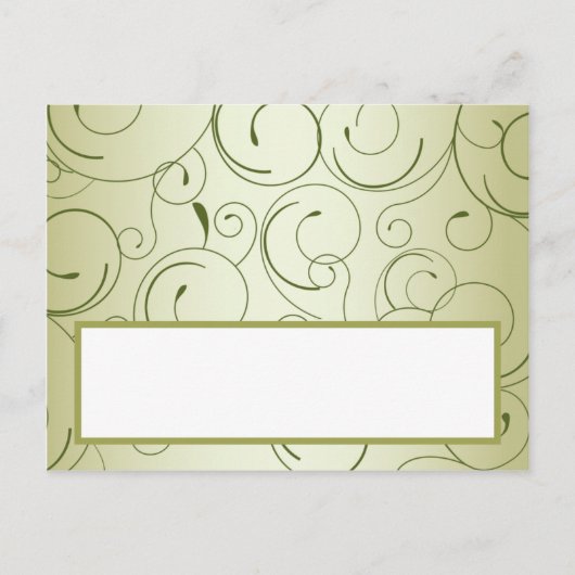 Postale Carte Endroit Écrite Pomme Verte Fruit (Devant)