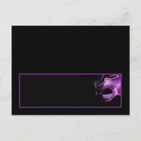 Carte Endroit Écrite Sweet 16 Violet Lilac Noir
