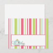 Postale Carte Endroit Écrite Tea Party Pink Pastel Fleurs (Devant / Derrière)