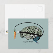 Postale Carte Esprit trail (Devant / Derrière)