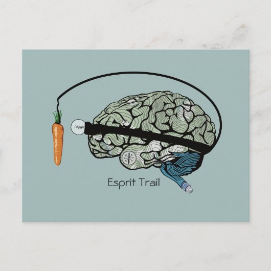 Postale Carte Esprit trail (Devant)