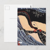 Postale carte estampe japonaise (Devant / Derrière)